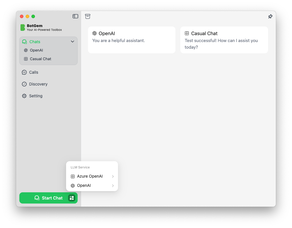 Start Chat